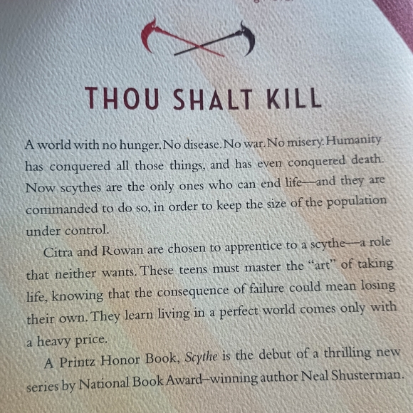 Very New Condition Trade Paperback  by Neal Shusterman: Scythe - Picture 3 of 5